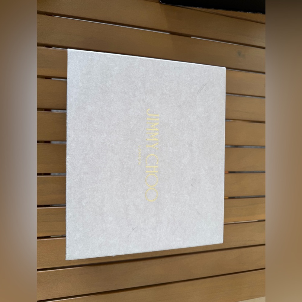 Jimmy Choo White and Gold Box